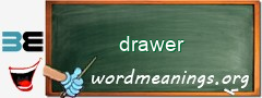 WordMeaning blackboard for drawer